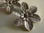 Oxidized Flower Studs