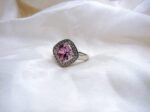 Pink Zircon Hypo-allergenic Ring