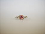 Pink Moissanite Ring in 925 Silver - Image 3