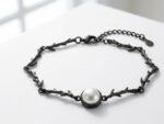 Pearl Silver Statement Bracelet for Women Pakistan by dango
