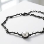 Pearl Silver Statement Bracelet for Women Pakistan by dango