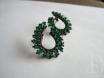 Green Zircon Earrings for Women Pakistan by dango