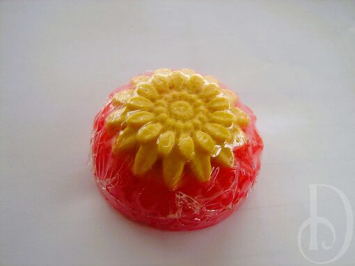Yellow Flower Clear Glycerin All Natural Soap