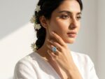 Clear Blue Zircon Ring - Image 2
