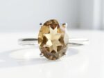 Natural Citrine Silver Ring Pakistan by dango
