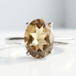 Natural Citrine Silver Ring Pakistan by dango