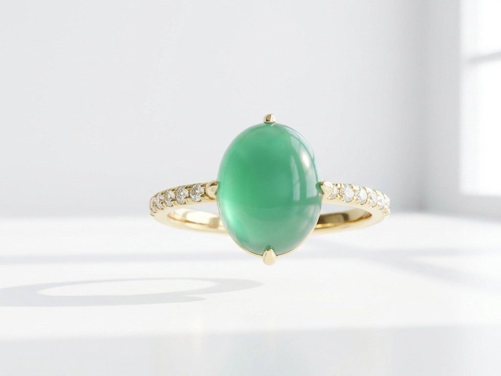 oval green ring pakistan Green Stone Adjustable Ring Pakistan by dango