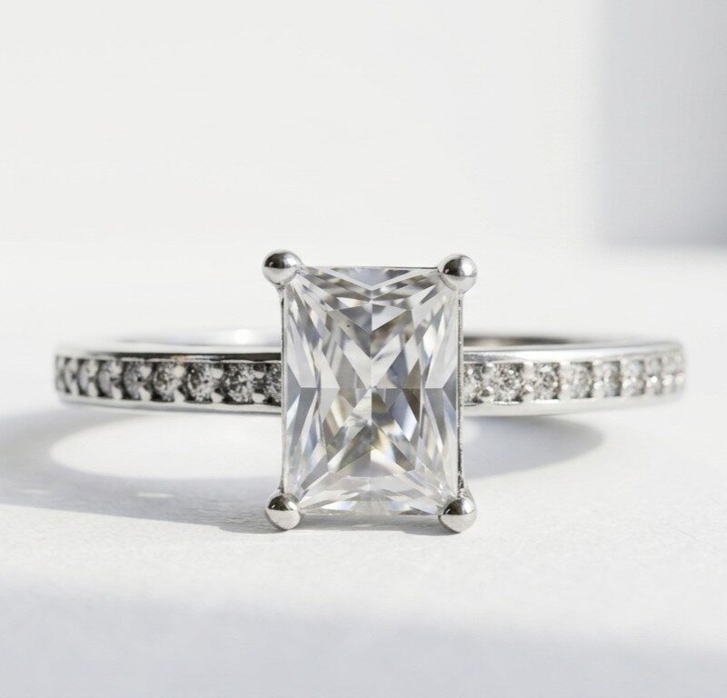 925 Silver Zircon Ring for women Pakistan by dango