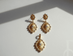 Gold Plated Silver Jewelry Set Pakistan by dango