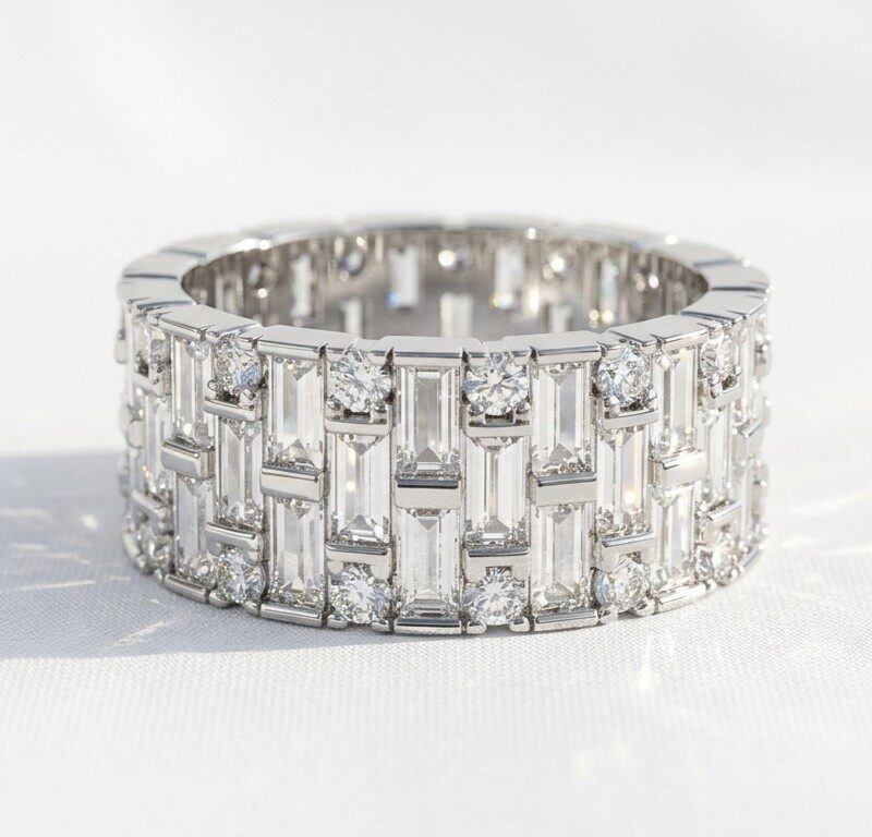 Zircon Band Ring for Women Pakistan by dango