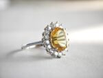 Natural Citrine (Zard) Oval Ring in 925 Sterling Silver - Image 4