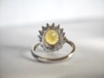 Natural Citrine (Zard) Oval Ring in 925 Sterling Silver - Image 3