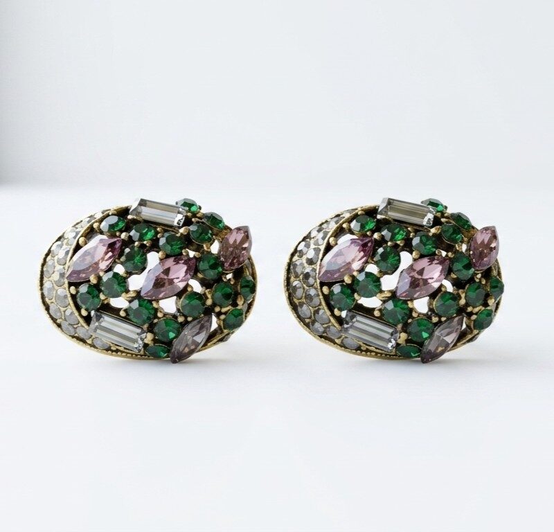 Turkish Crystal Stud Earrings Pakistan by dango