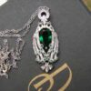 Luxury Green Zircon Pendant