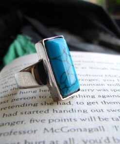 Turquoise Stainless Steel Ring for men