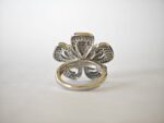 3D Flower Zircon Adjustable Ring - Image 3