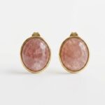Gold Plated Stud earrings for women in Pakistan by dango