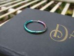 Single Multi Titanium Hoop Earring - Image 2