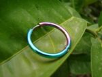 Single Multi Titanium Hoop Earrings Pakistan by dango