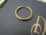 Single Gold Titanium Hoop Earring - Image 2
