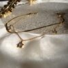 Mother of Pearl Star Gold Plated Anklet