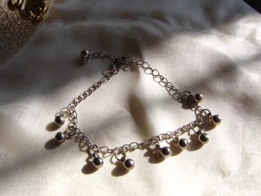 Single Bells Anklet in Stainless Steel