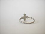 Minimal Green & White Ring - Image 3