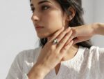 Minimal Green & White Ring - Image 2