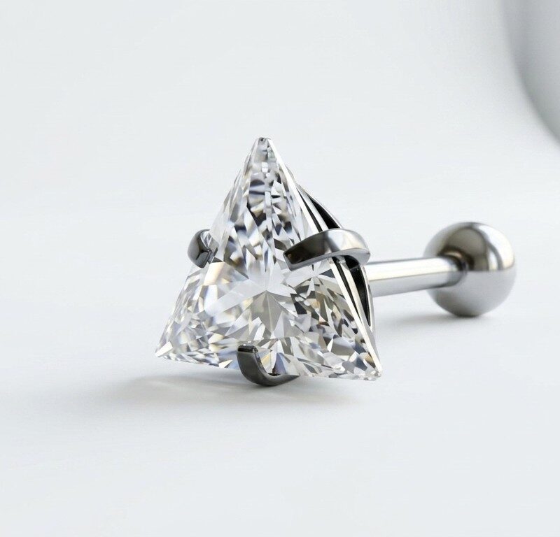 Zircon Steel Stud for Men Pakistan by dango