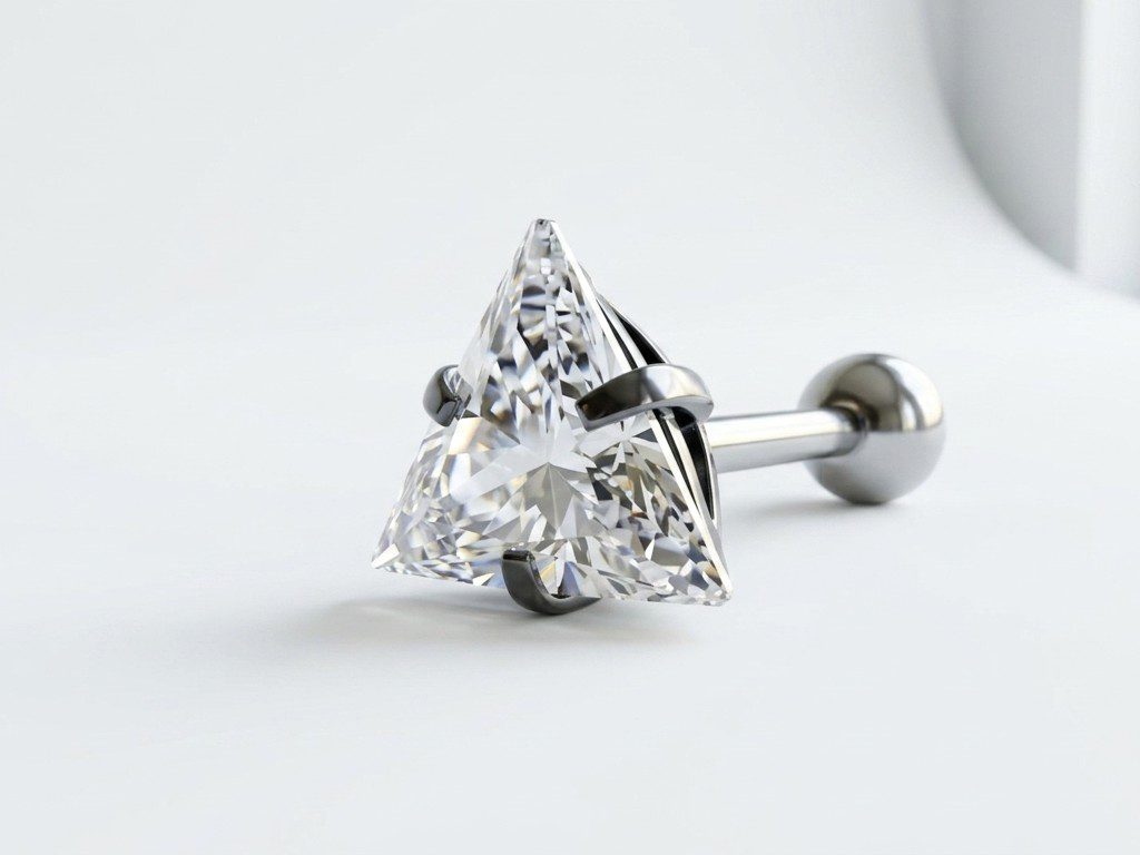 zircon stud pakistan Zircon Steel Stud for Men Pakistan by dango