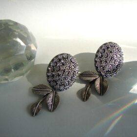 Oxidized Dangle Earrings Pakistan by dango