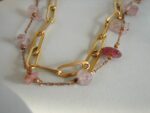 Gold Plated Amethyst Bracelet - Image 2