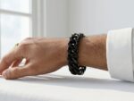 Black 15mm Chunky Cuban Bracelet - Image 2