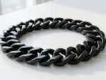 Black Cuban Steel Bracelet for Men Pakistan by dango