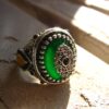 Turkish Green Sultanate Ring