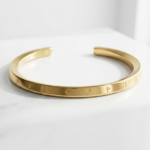 Gold Plated Viking Steel Men's Bangle Pakistan by dango