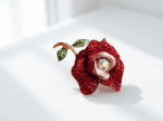 Rose Flower Brooch for women in Pakistan by dango