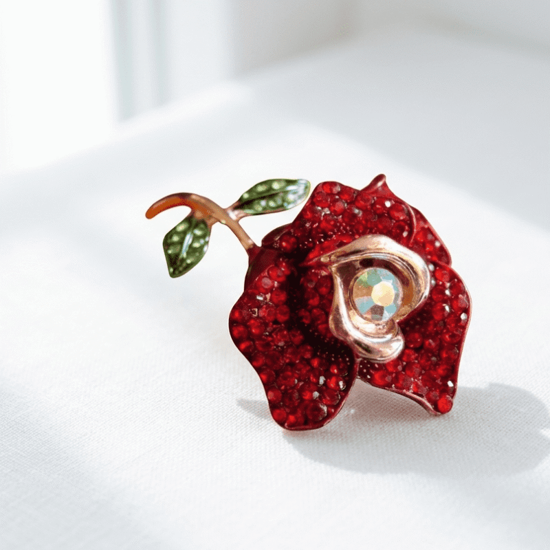 Rose Flower Brooch for women in Pakistan by dango