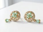 Green Zircon Earrings for women in Pakistan by dango