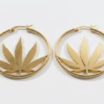 Gold Plated Steel Earrings Pakistan by dango