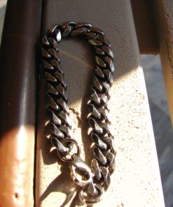 8mm Cuban Steel Bracelet