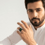 Black Steel Men's Ring Pakistan by dango