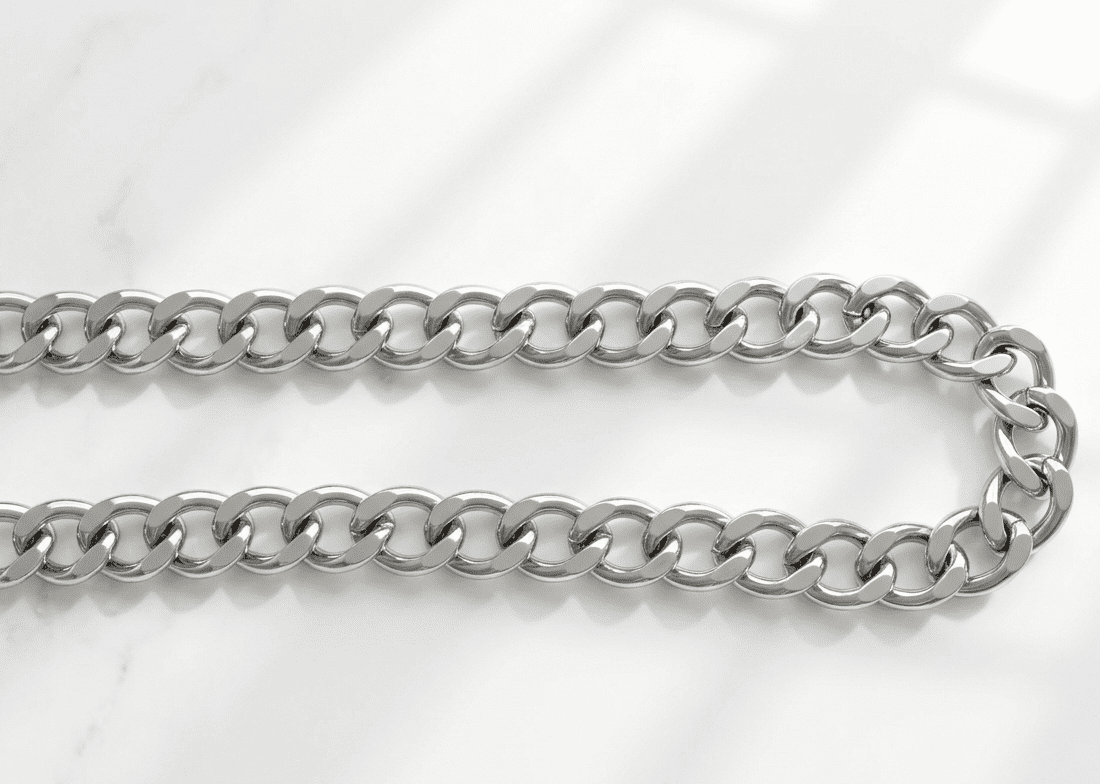 5mm 7mm Reflective Steel Chain - Image 1