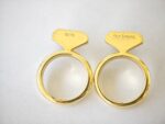 Yellow Crystal Split Ring - Image 3