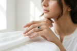 Adjustable Silver-Plated Diopside Ring - Image 2