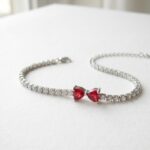 Zircon Hearts Bracelet Pakistan by dango