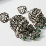 Oxidized Ethnic Jhumka for Women Pakistan by dango
