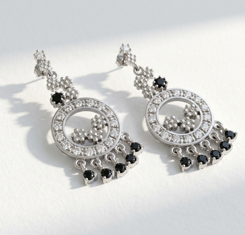 Silver Earrings for Women Pakistan | Dango