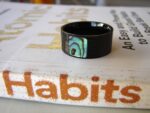 Abalone Shell Black Steel Ring - Image 4