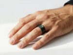 Abalone Shell Black Steel Ring - Image 2